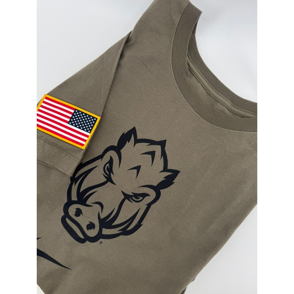 Arkansas Razorbacks Salute to Service Nike Short Sleeve Shirt Men's XXL